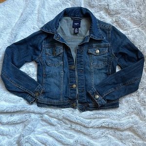 Gap Kids denim jacket with snap closures